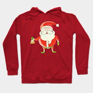 Santa Rings a Bell Hoodie